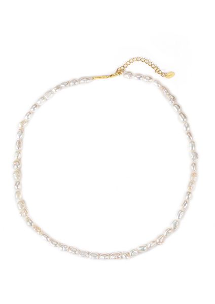 Hey Happiness Perlenkette mit weißen Süßwasserperlen, günstig online kaufen