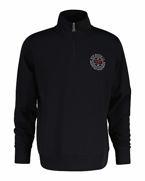 Gant Sweatshirt "GRAPHIC HALFZIP", Regular fit mit Troyer-Kragen günstig online kaufen