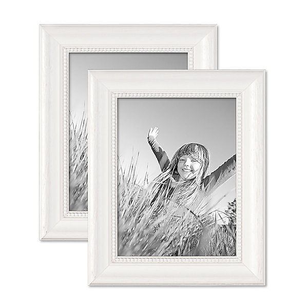 PHOTOLINI Bilderrahmen 2er Set im Shabby-Chic günstig online kaufen
