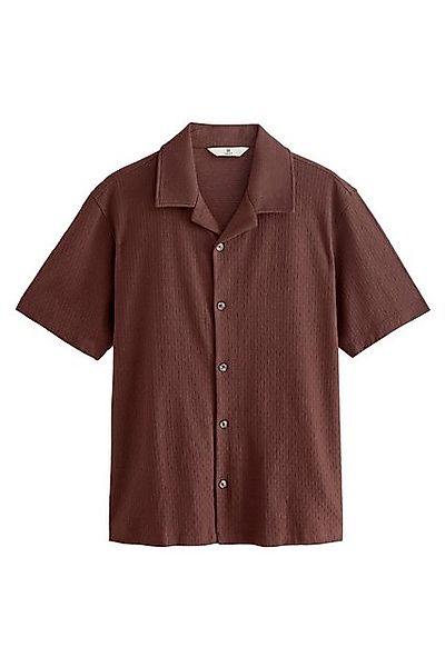 Next Poloshirt Strukturiertes Hemd aus 100 % günstig online kaufen