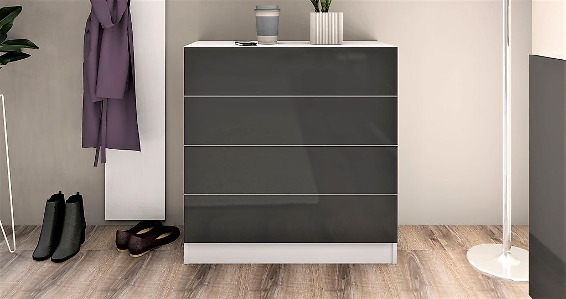 borchardt Möbel Kommode "Vaasa, Kommode mit 4 Schubkästen auf Kugelführunge günstig online kaufen