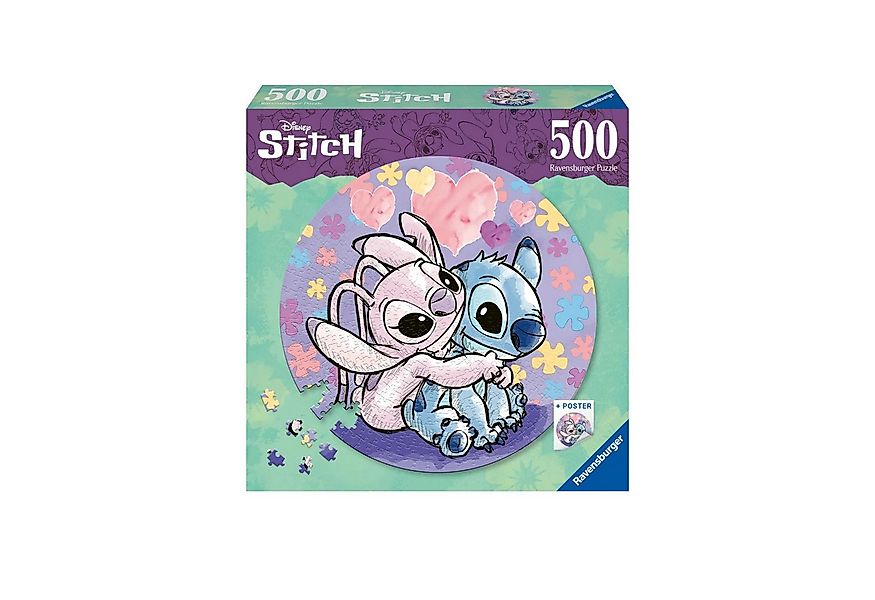 Ravensburger Puzzle Erwachsenenpuzzle 500 Teile - Disney Stitch, 500 Puzzle günstig online kaufen