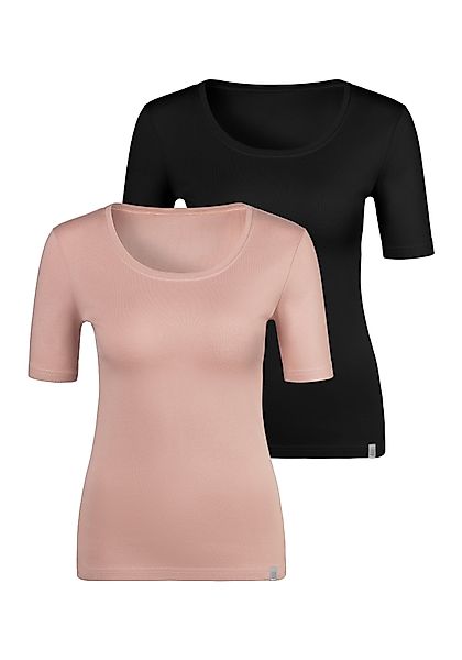 Bench. T-Shirt (2er-Pack) aus weicher Feinripp-Qualität, günstig online kaufen