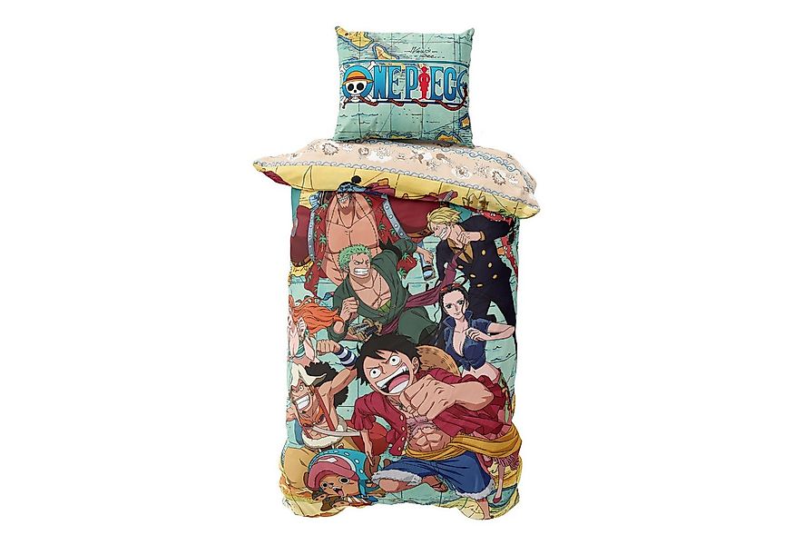 MTOnlinehandel Bettwäsche One Piece Anime 135x200+80x80 cm Ruffy und seine günstig online kaufen