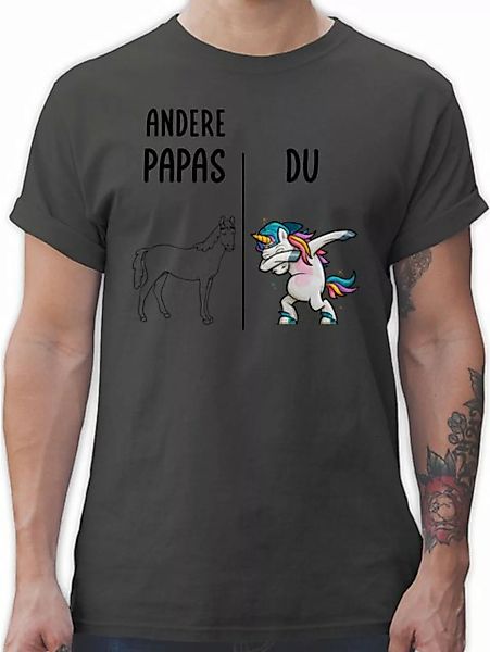 Shirtracer T-Shirt Andere Papas - Dabbing Einhorn, Tochter Papa Geschenk Ge günstig online kaufen