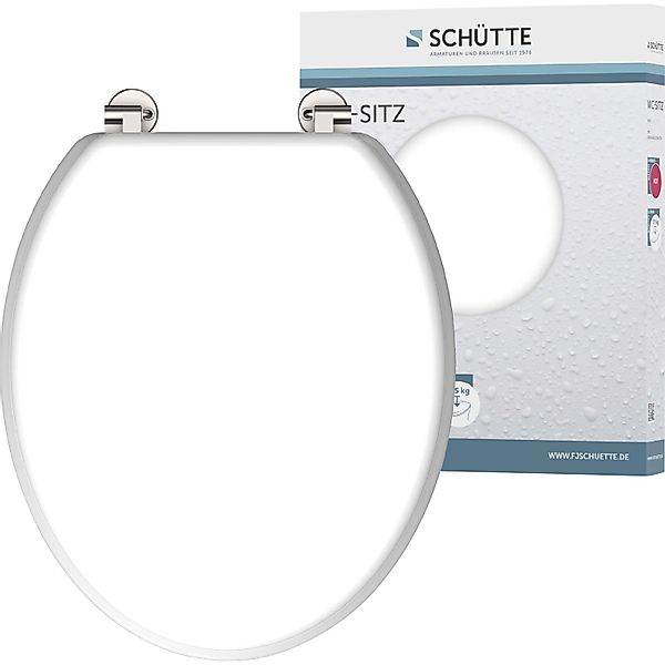 Schütte Holzkern WC-Sitz White günstig online kaufen
