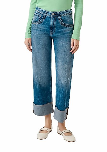 s.Oliver Bequeme Jeans mit Schlag und und Umschlag günstig online kaufen
