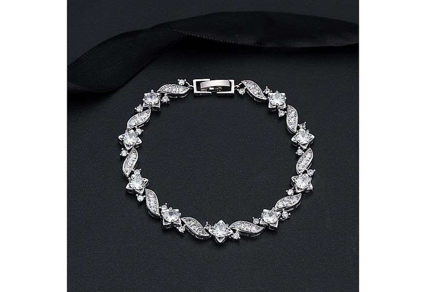 Kim Johanson Tennisarmband Wave (1-tlg), mit Zirkonia Kristalle günstig online kaufen