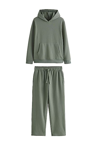 Next Pyjama Weicher Schlafanzug mit Kapuze günstig online kaufen