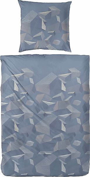 Primera Bettwäsche "Mako-Satin-Bettwäsche Sky Crystal" 2 Stk. mit abstrakte günstig online kaufen