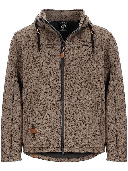 Dry Fashion Fleecejacke Helgoland Herren Wollfleece-Jacke Helgoland mit Kap günstig online kaufen