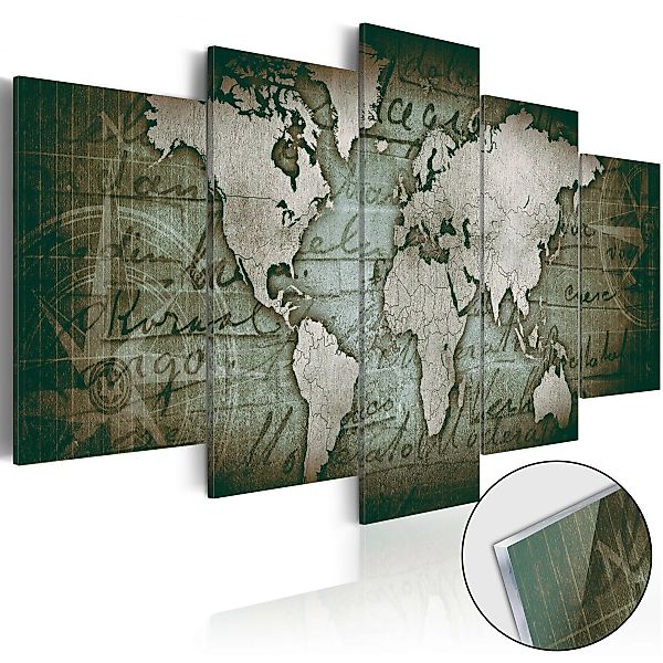 Acrylglasbild - Acrylic Prints – Bronze Map Iii günstig online kaufen