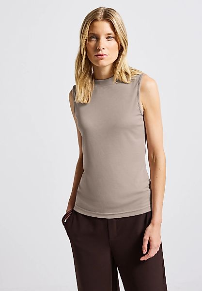 STREET ONE Ripptanktop mit Turtleneck günstig online kaufen