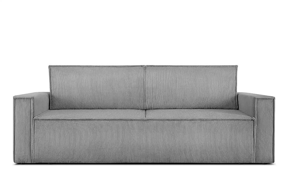 KONSIMO Einzelsofa  Napi ¦ grau ¦ Maße (cm): B: 244 H: 89 Polstermöbel > So günstig online kaufen
