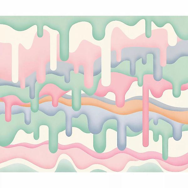 Komar Vliestapete Melt 300 cm x 250 cm Pastellrosa günstig online kaufen