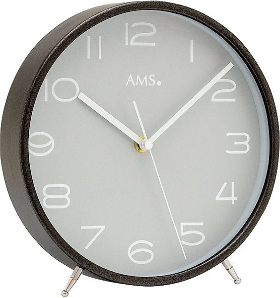 AMS Funktischuhr F5120 Quarzuhr, Holzuhr, Wohnzimmer, Schlafzimmer, Geschen günstig online kaufen