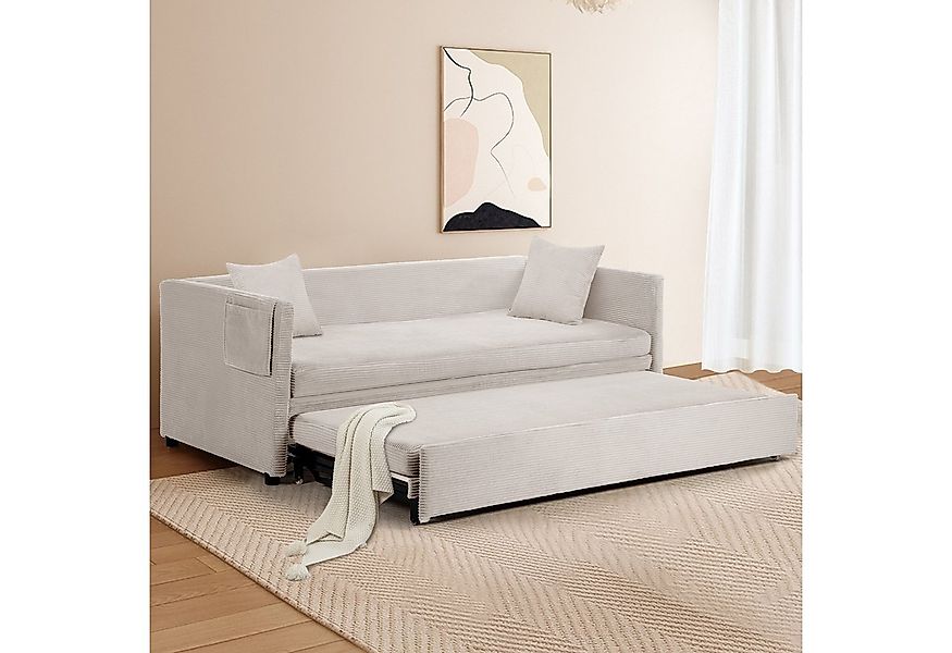 HOMYEDAMIC Schlafsofa Schlafsofa Doppelbett Schlafsofa 2-Sitzer Sofa Couch, günstig online kaufen