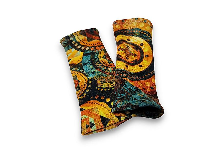 Britta Meier Armstulpen Pulswärmer Alpen-Fleece mit wunderschönen Motiven P günstig online kaufen