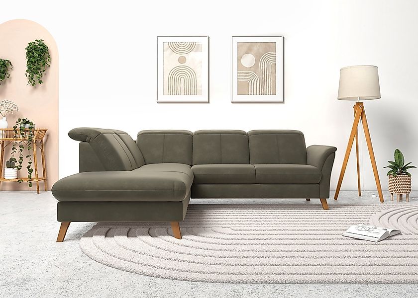 sit&more Ecksofa »Romero L-Form«, wahlweise mit oder ohne TV-Funktion, Bett günstig online kaufen