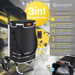 KESSER Einkaufstrolley, klappbar mit 56L Kapazität günstig online kaufen