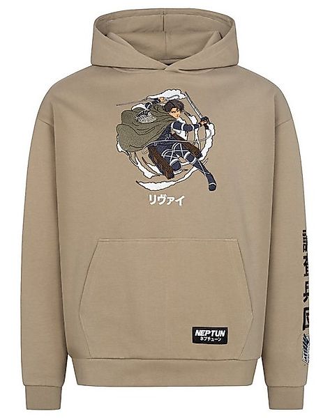 Close Up Collegejacke Attack on Titan Graphic Hoodie Kapuzenpullover Neptun günstig online kaufen