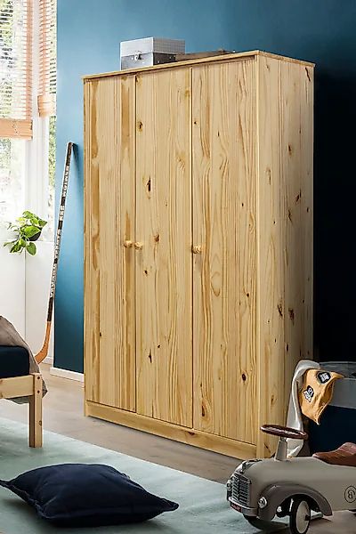 Home affaire Kleiderschrank 1 Stk. tlg. gefertigt aus massivem Kiefernholz günstig online kaufen