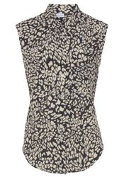 LASCANA Blusentop mit Knopfleiste und Animalprint, günstig online kaufen