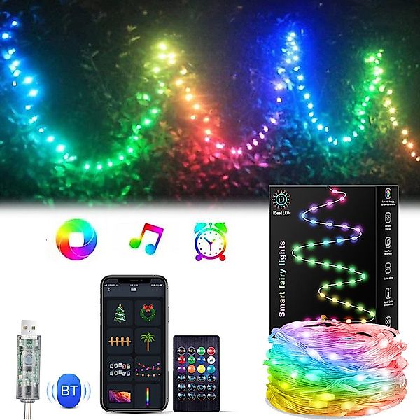 PRIISF LED-Lichterschlauch LED Lichterkette RGB Lichtschlauch günstig online kaufen