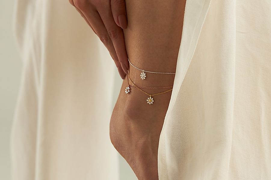 Einzelstück Fußkette mit Anhänger Fußkette Fußkettchen günstig online kaufen