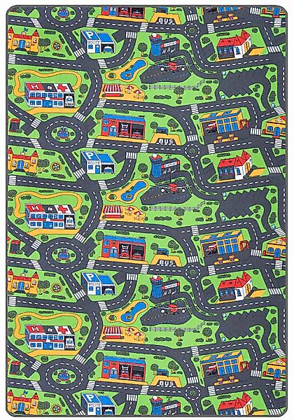 Primaflor-Ideen in Textil Kinderteppich "CITY, Made in Belgium" rechteckig günstig online kaufen