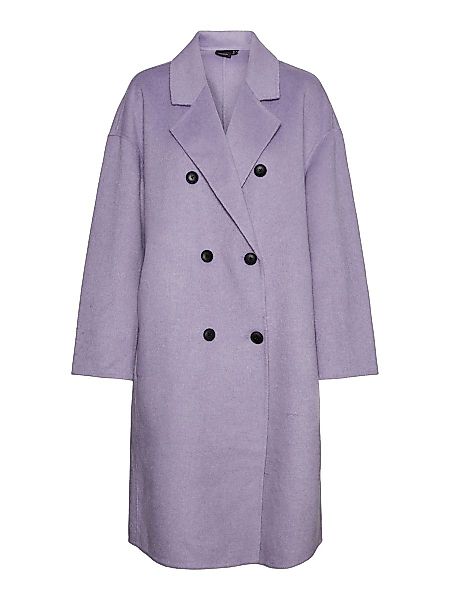 VERO MODA Woll- Mantel Damen Violett günstig online kaufen