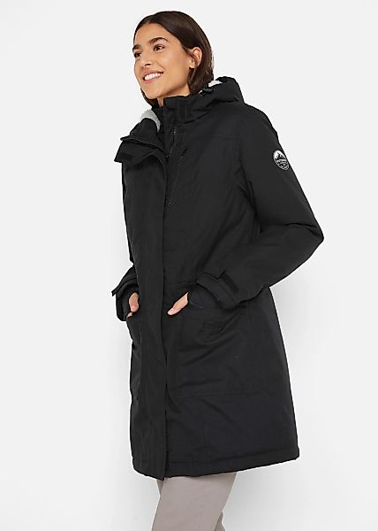 bonprix Funktionsparka "wasserdichte Funktions-Parka mit Teddyfleece in der günstig online kaufen