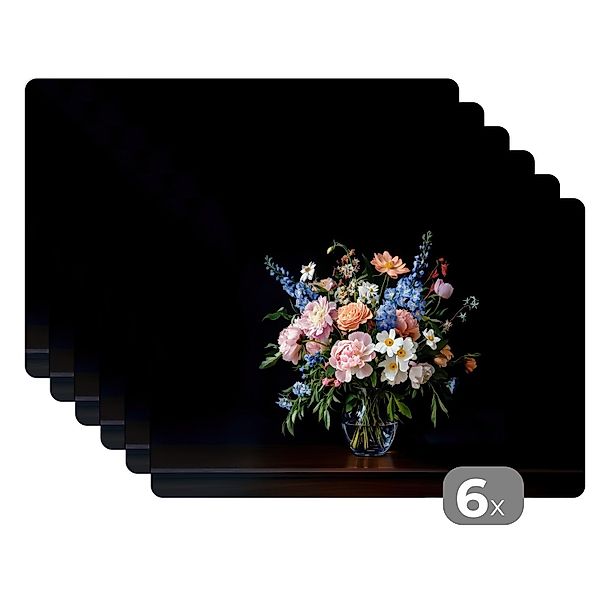 MuchoWow Platzset Pastell - Blumen - günstig online kaufen