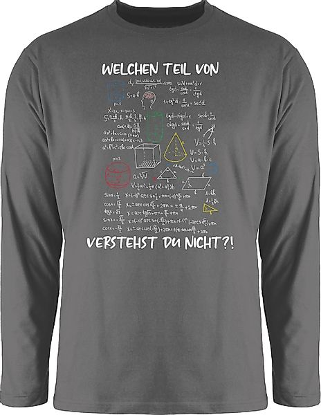 Shirtracer Rundhalsshirt Welchen Teil von Mathe günstig online kaufen