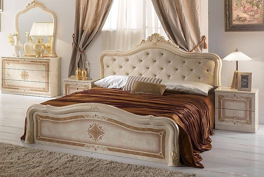 Interdesign24 Schlafzimmer-Set Livia, (im klassischen Barock Stil, 4-Teilig günstig online kaufen