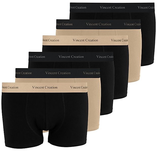 Vincent Creation® Boxershorts (6-St) angenehm stretchiger Baumwollmix günstig online kaufen