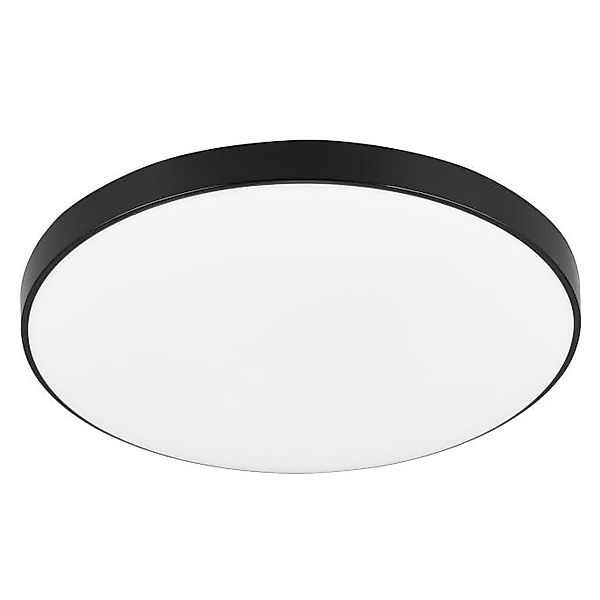 LED-Deckenleucht 18Watt Ø 27cm Kunststoff Schwarz günstig online kaufen