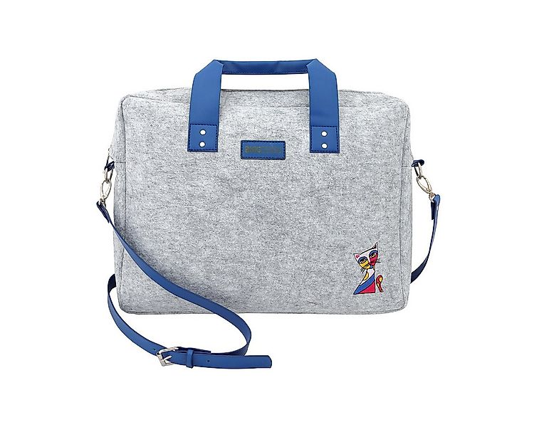 BIGGDESIGN Laptoptasche Biggdesign Owl and City Laptop Tasche, Schultertasc günstig online kaufen