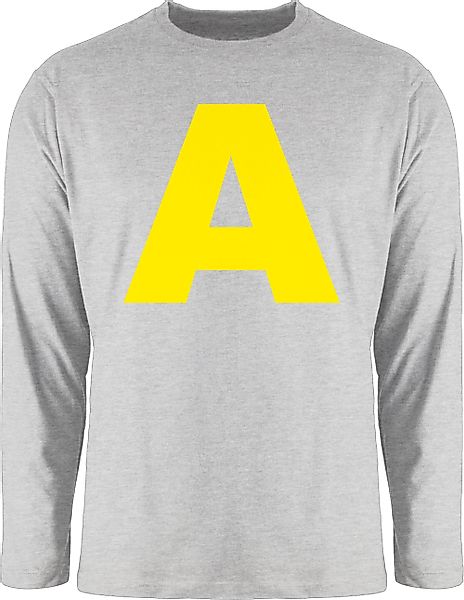 Shirtracer Rundhalsshirt Kostüm Buchstabe A Streifenhörnchen günstig online kaufen