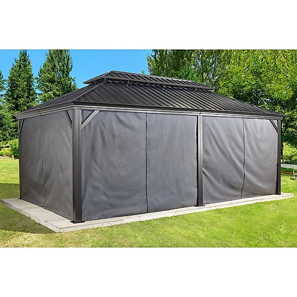 Sojag Vorhang-Set für Aluminium Pavillon Messina 12 x 20 günstig online kaufen