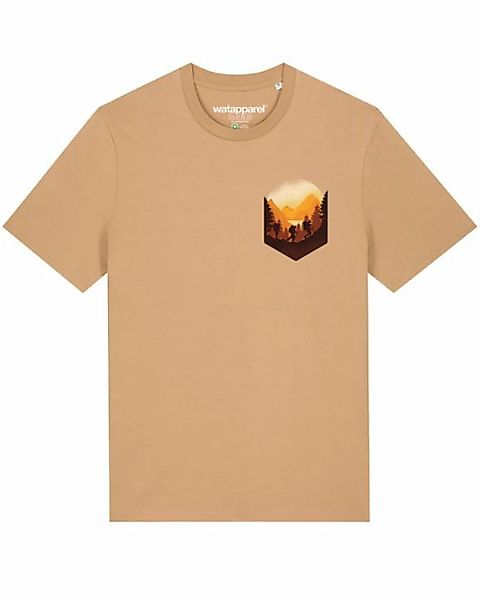 wat? Apparel Print-Shirt Hiking in the mountains (1-tlg) günstig online kaufen