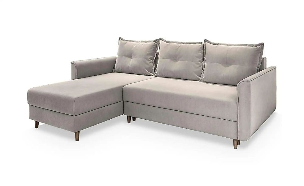 MASSENO Ecksofa mit Schlaffunktion Pisan ¦ beige ¦ Maße (cm): B: 220 H: 91 günstig online kaufen