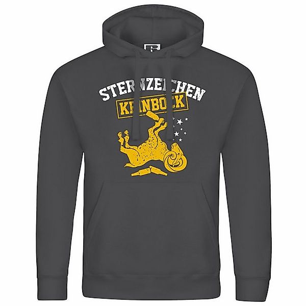 deinshirt Kapuzenpullover Herren Kapuzenpullover Sternzeichen KEIN BOCK Mit günstig online kaufen