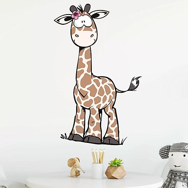 Wandtattoo Kinderzimmer NICI - Wild Friends Giraffe Debbie günstig online kaufen