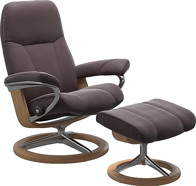 Stressless® Relaxsessel »Consul«, (Set, Relaxsessel mit Hocker), mit Hocker günstig online kaufen