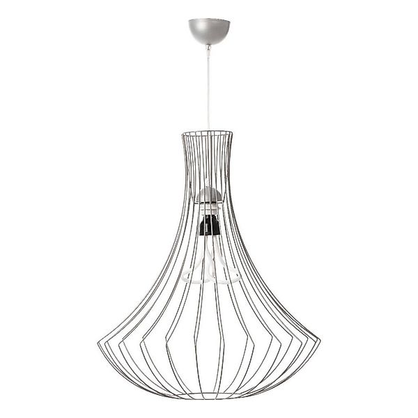 Kayoom Pendelleuchte silber Eisen B/H/L: ca. 52x60x52 cm E27 1 Brennstellen günstig online kaufen