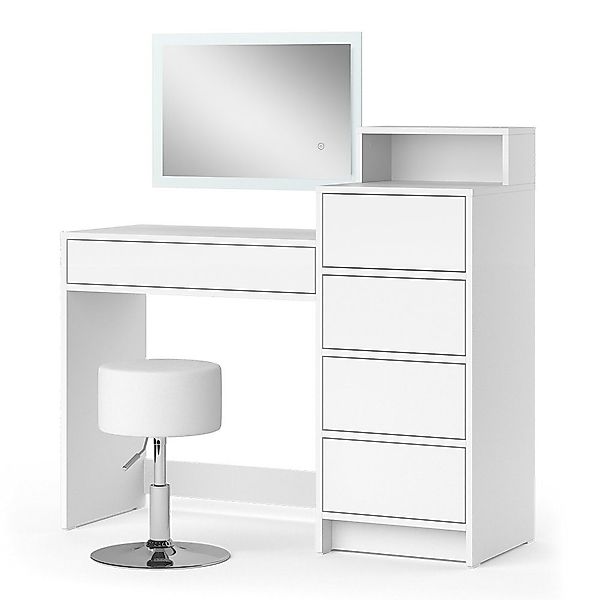 Vicco Schminktisch Naara, Weiß, 110.5 cm günstig online kaufen