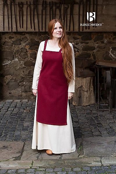 Burgschneider Ritter-Kostüm Wikinger Kleid Typ Trägerkleid Jodis Wolle Bord günstig online kaufen