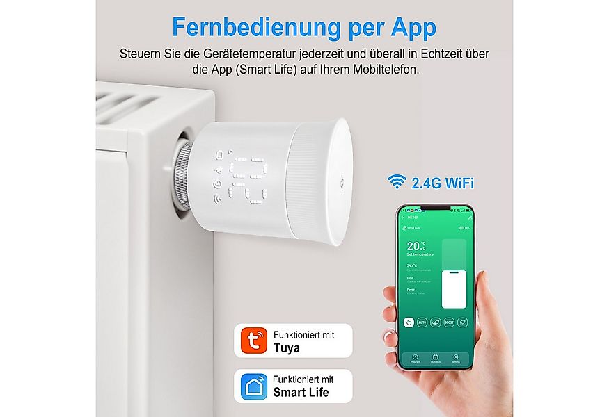 CONENTOOL Heizkörperthermostat ME168 Intelligentes Heizkörper-Thermostat, K günstig online kaufen