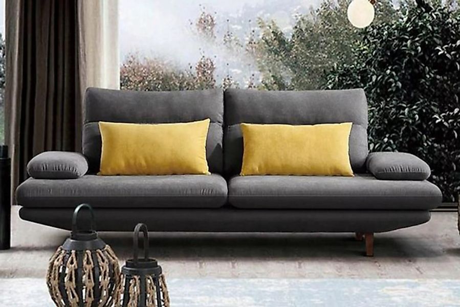 JVmoebel Sofa, Dreisitzer Designer Sofa Couch 3 Sitz Polster Leder Couchen günstig online kaufen